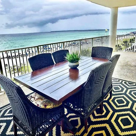 Barefoot Bliss - Beachfront Condo - Sleeps 12 Panama City Beach Exterior photo